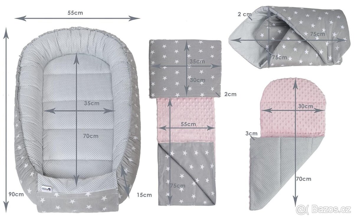 MediPartners Kokon Hnízdečko pro miminka SET - 2