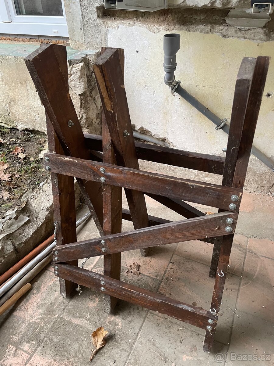 Stojan, koza, skládací na palivové dřevo - 2