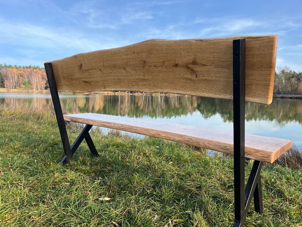 Zahradní lavička : DUB - doprava zdarma - 2