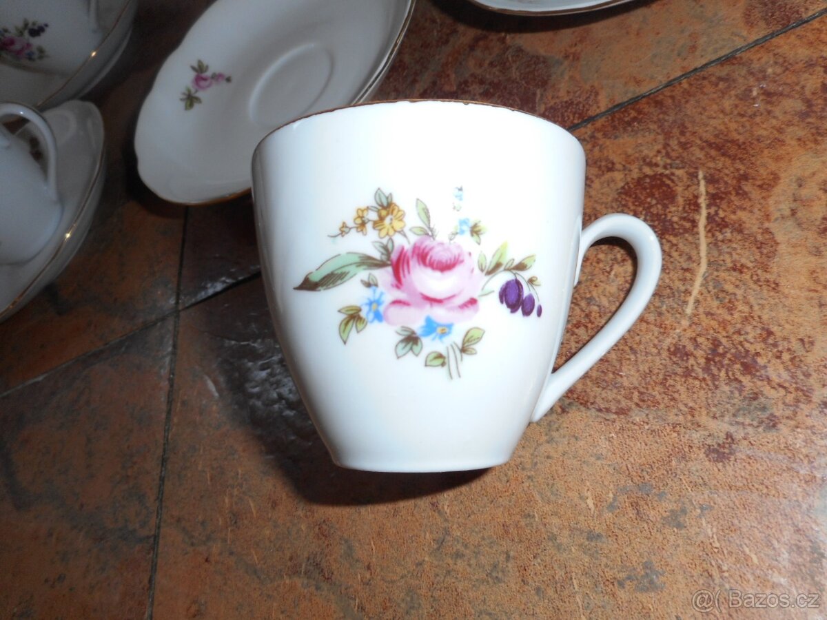 český porcelán- MOCA souprava na kávu - 2