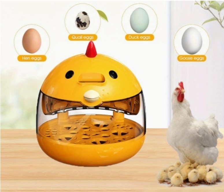 Malý chytrý inkubátor, líheň 5 vajec, pro domácnost - 2