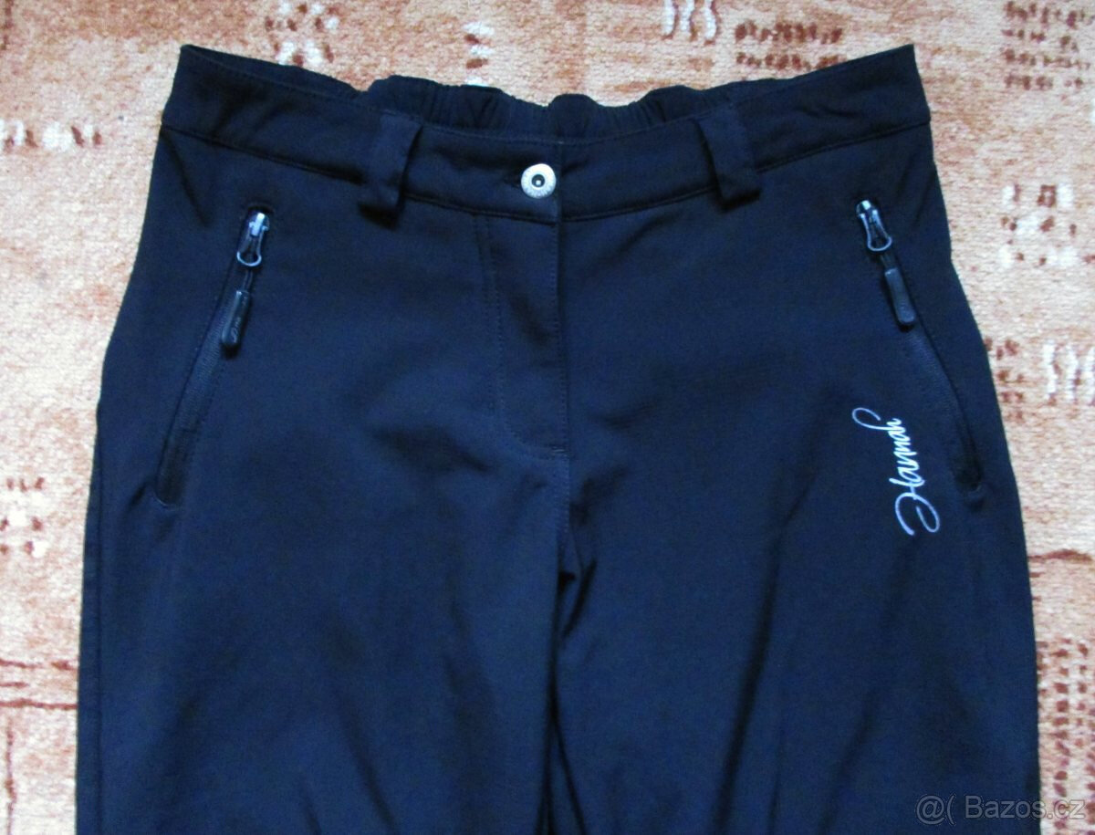 Dámské černé softshellové kalhoty Hannah S 36 - 2