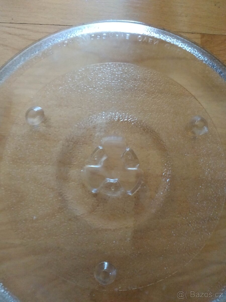 Skleněný talíř mikrovlnné trouby - 27 cm - 2