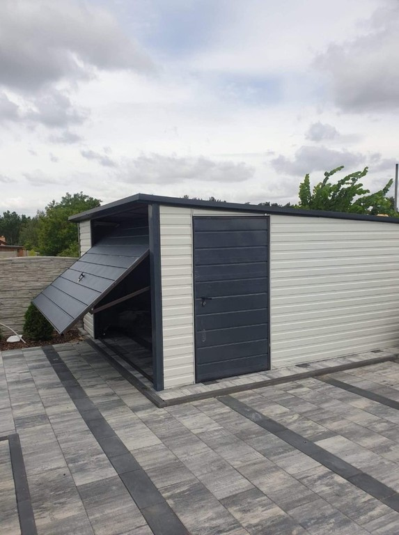 Plechová garáž 4x6 - 2