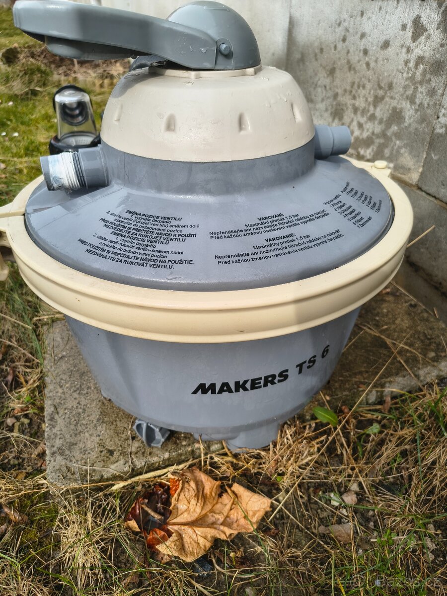 Prodám pískovou filtraci Makers TS 6 - 2