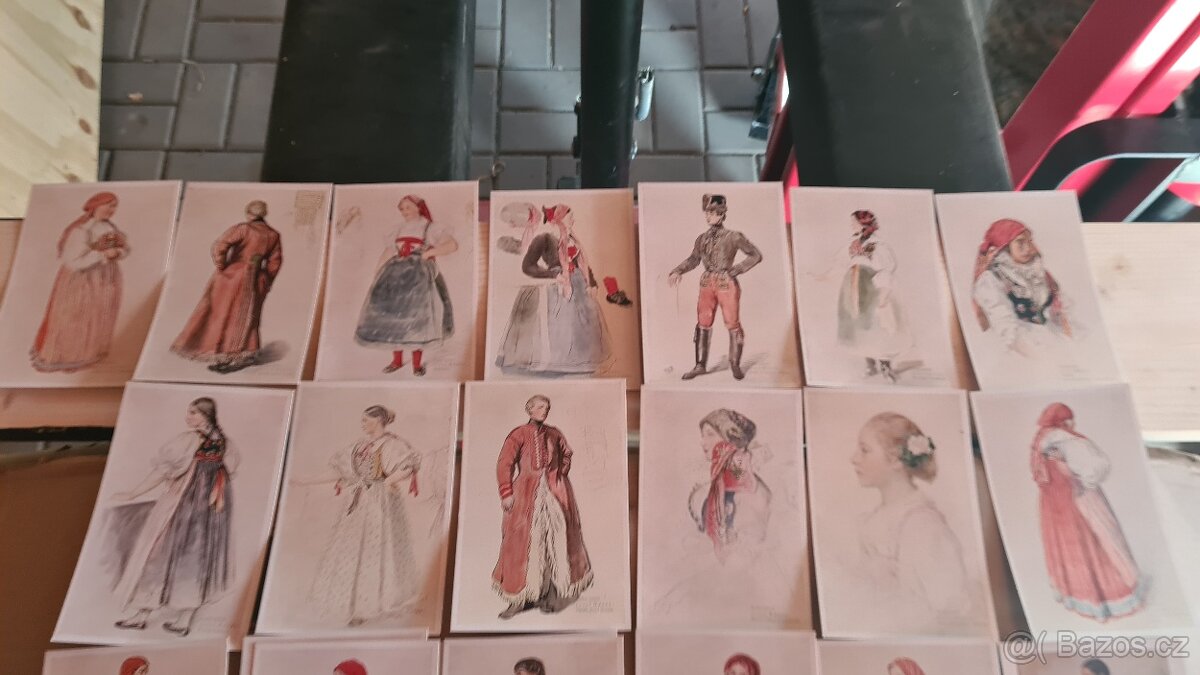 Prodám staré pohledy Josef Mánes - 2