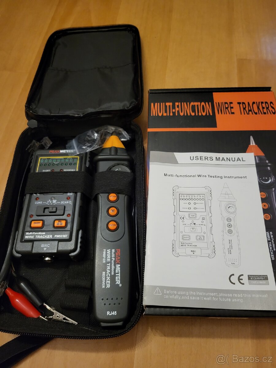 Kabelový tester Peakmeter MS6816 - 2