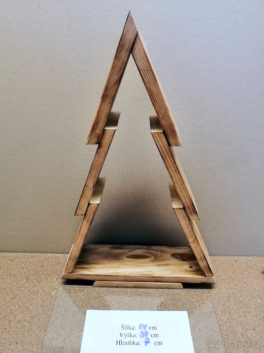 Vánoční dřevěny stromek - 2