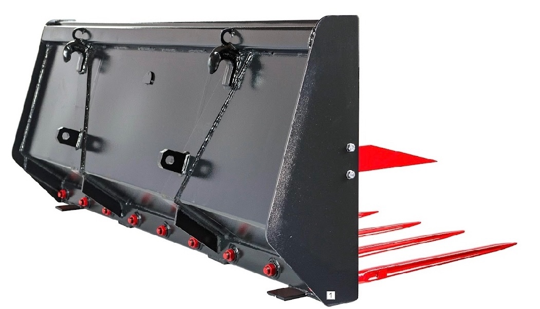 Vidle na hnůj na nakladač jakýkoliv úchyt - 2