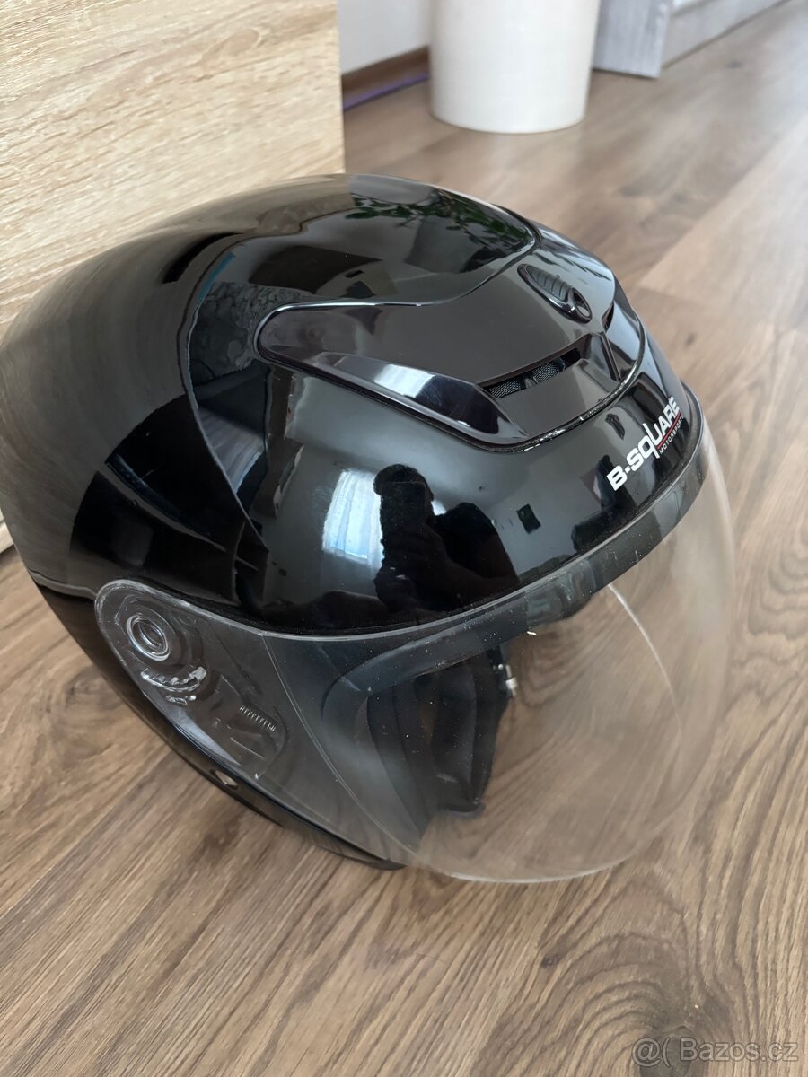 Motocyklová helma B-Square (černá, s plexi) - 2