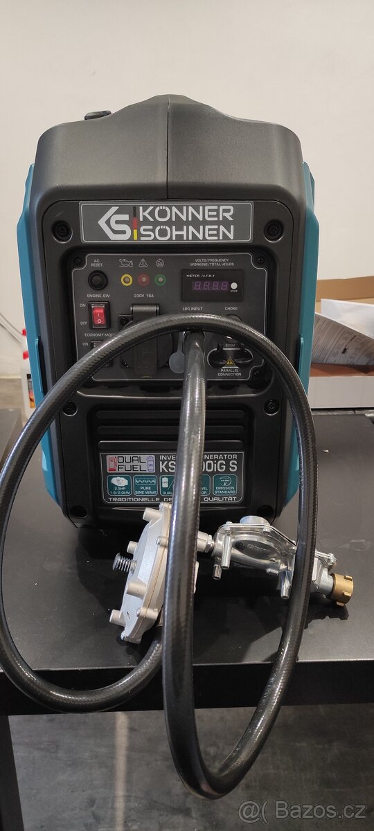 Elektrocentrála Könner & Söhnen KS 2000iG S – benzín/plyn - 2