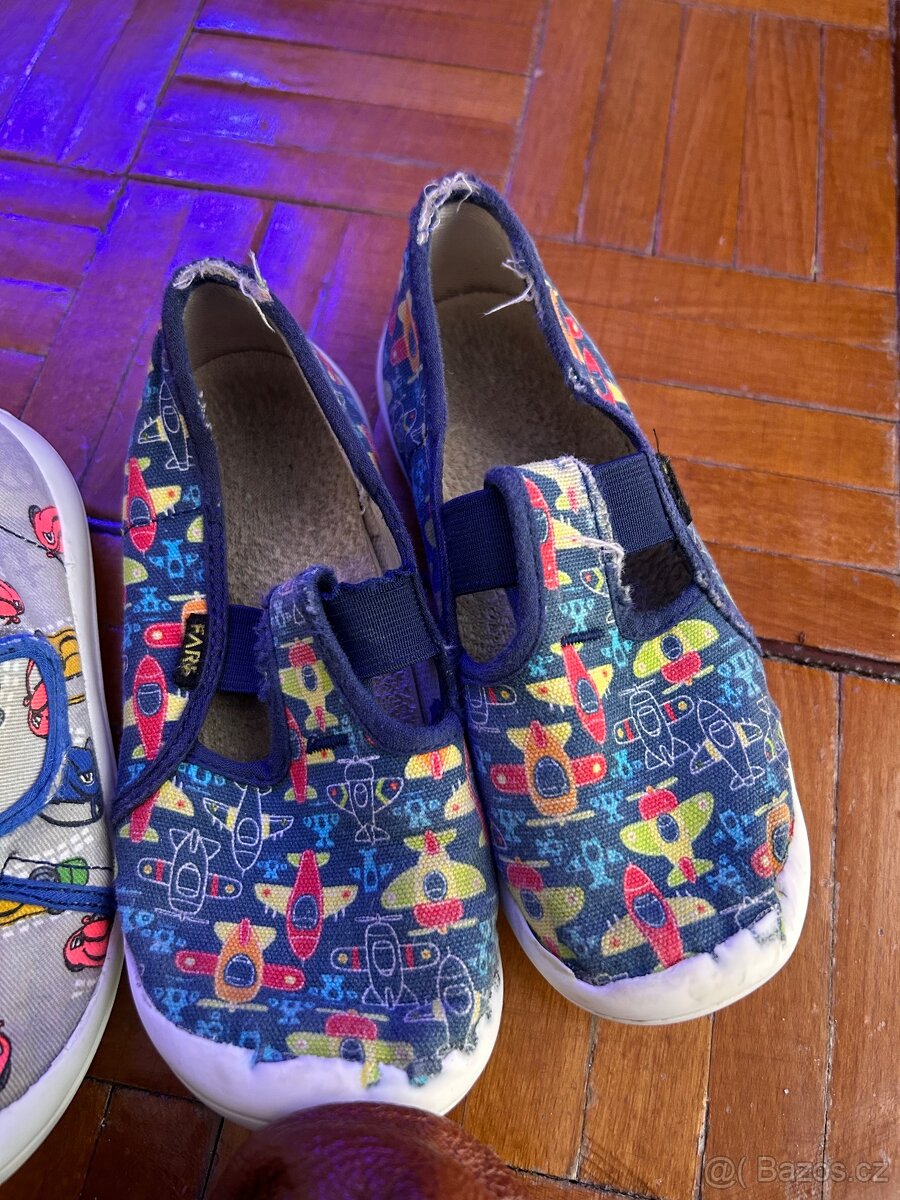 Kožené capáčky a bačkory Fare vel. 26 a 27 - 2