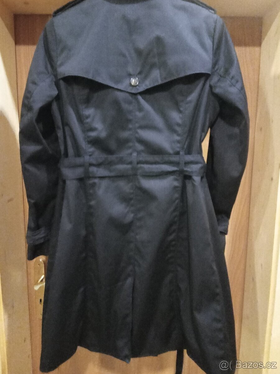 Černý trenčkot H&M -vel.XL - 2