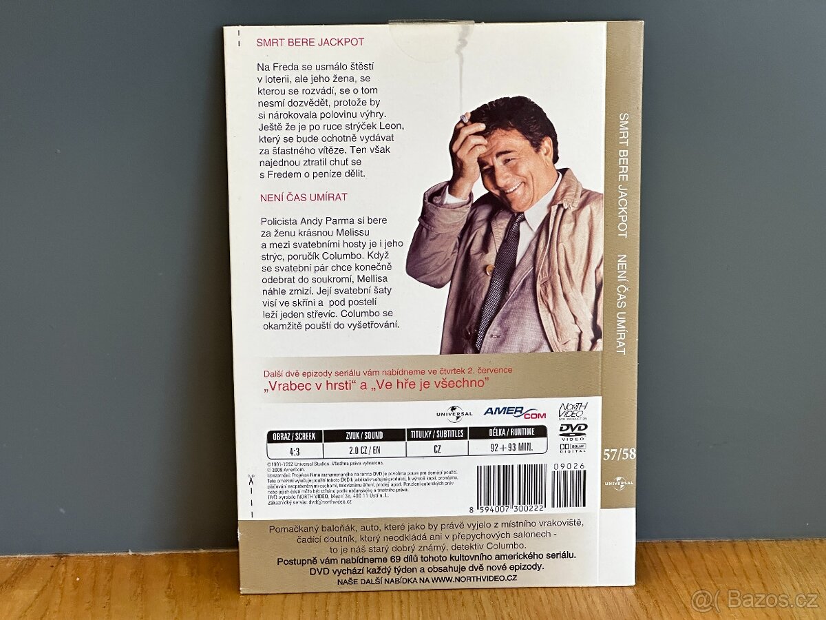 DVD Columbo - disk 30, díly 57/58 - CZ dabing i titulky - 2