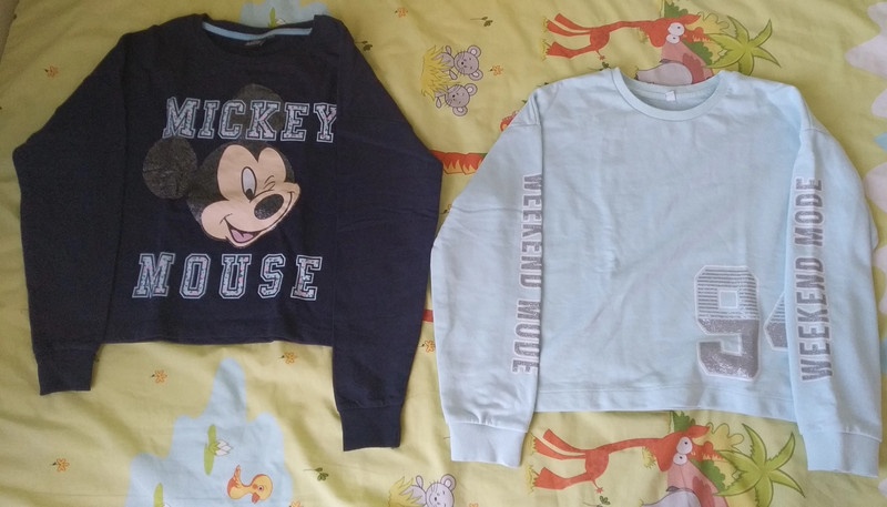 Prodám 4 ks mikin vel.146/152 - 2