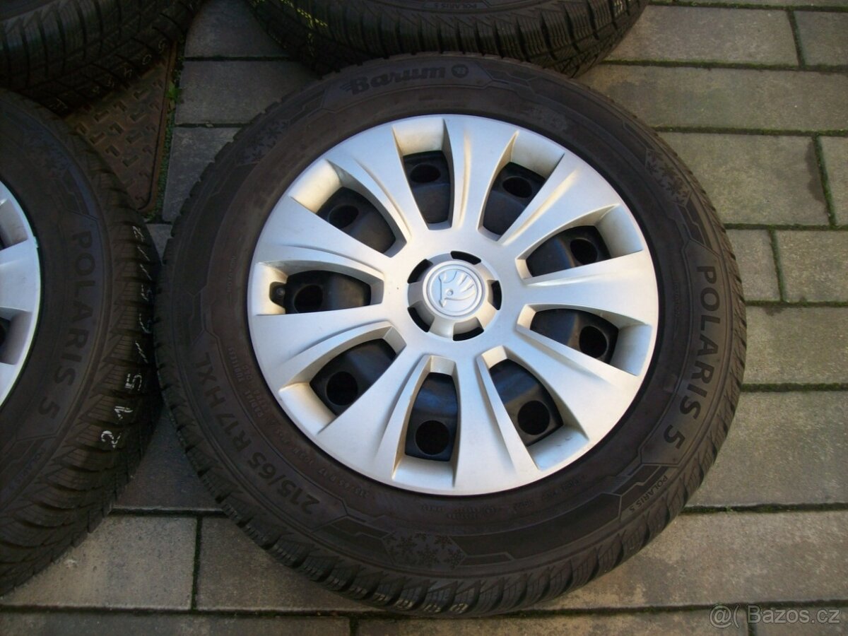 zimní kola Kodiaq Barum 215.65.17 XL 95% - 2