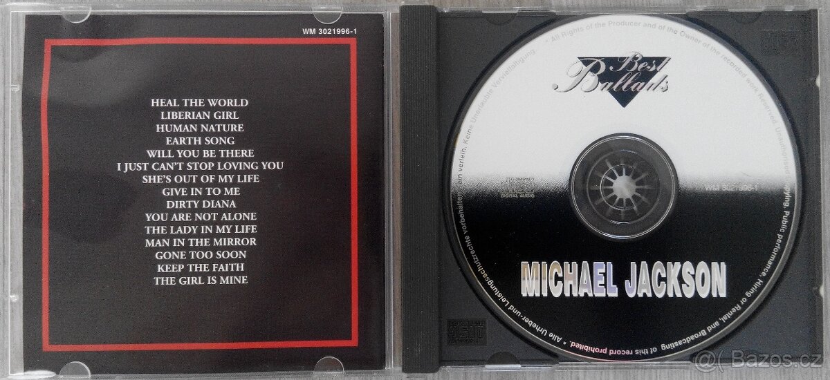 CD Michael Jackson album a dvojalbum - 2
