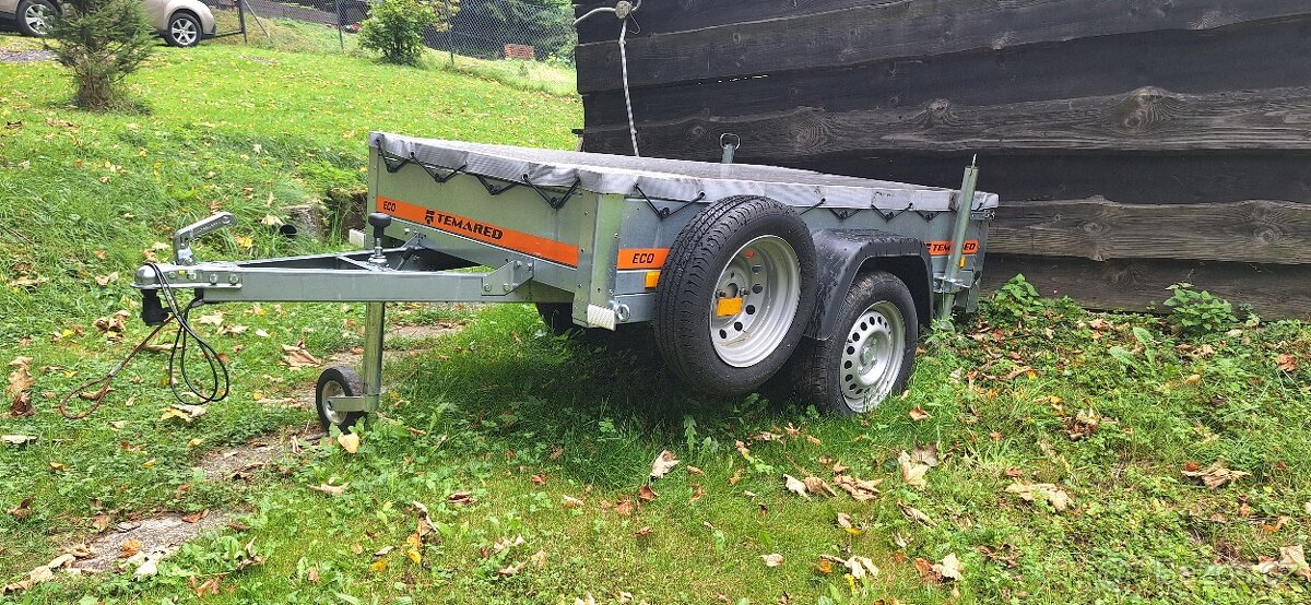 Vozík Temared s konstrukcí a plachtou - 2