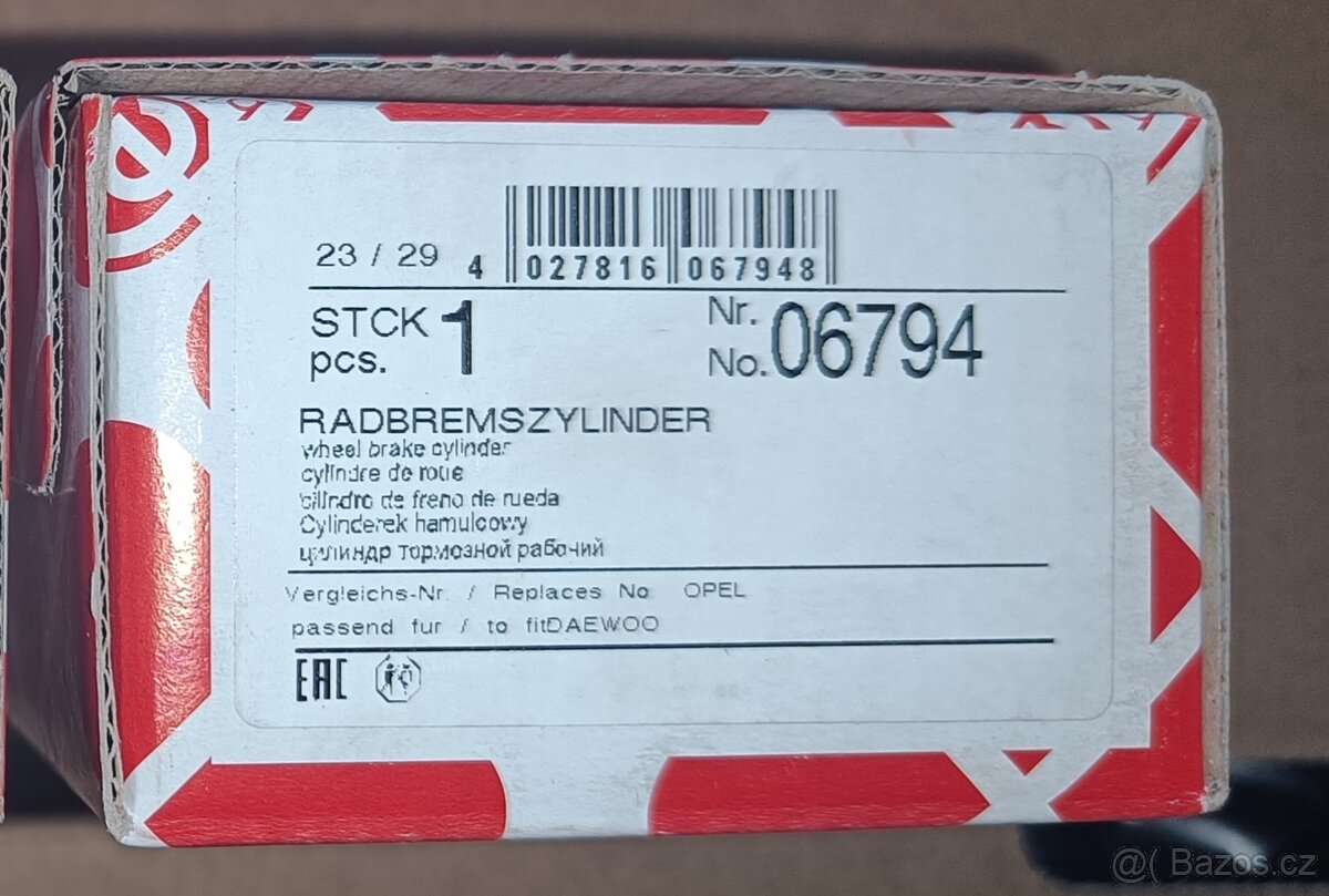 Brzdová prasátka Corsa C a jiné modely - 2