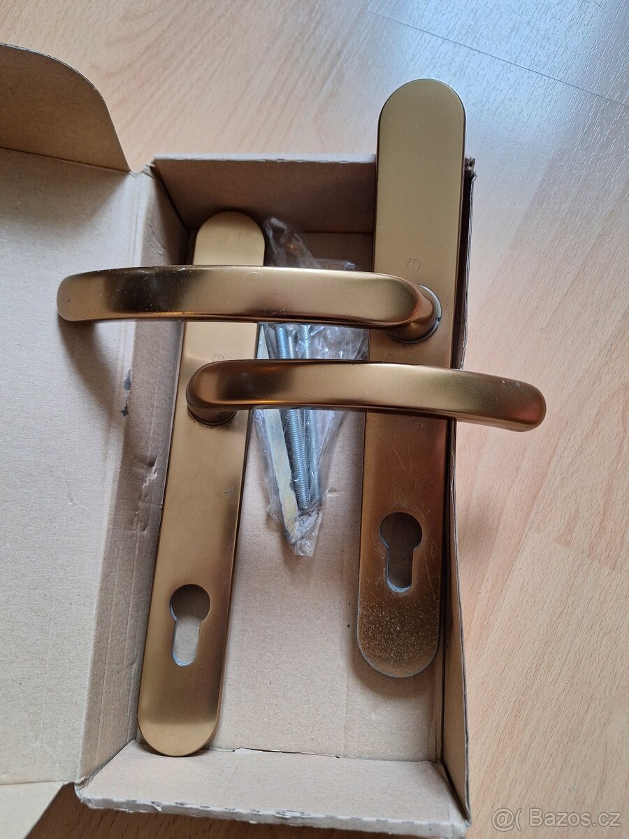 Dverni kovani HOPPE klika, klika 92mm - 2