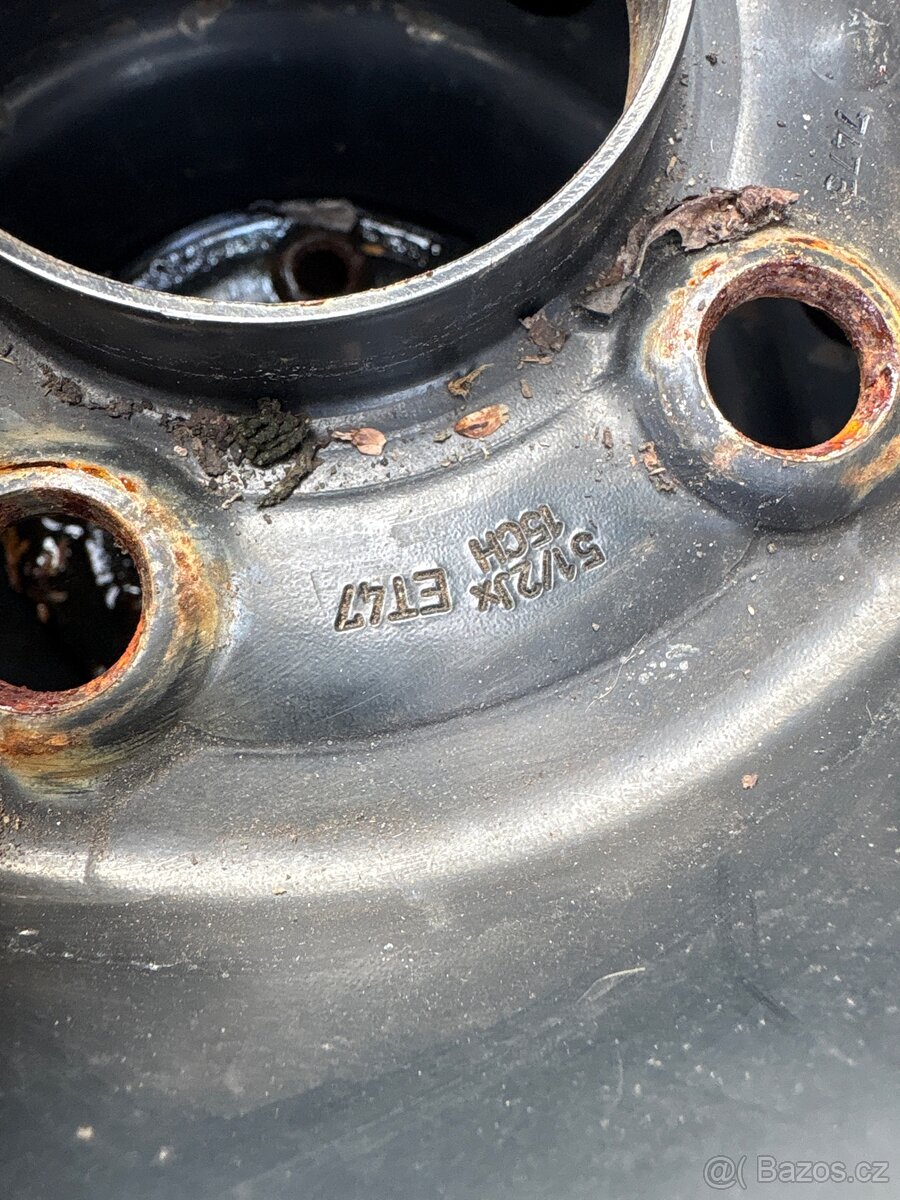 Prodám plechové ráfky Kia,Hyundai R15 - 2