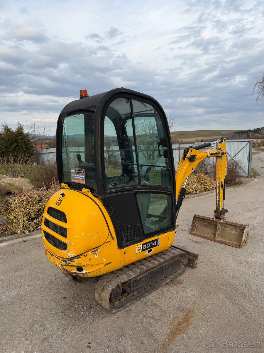 Minibagr JCB 8014 2006 3x lzice - 2