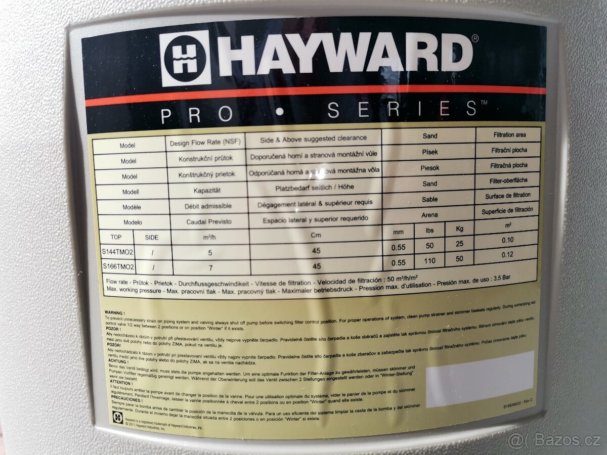 Filtrace HAYWARD - 2