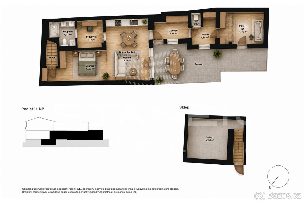 Prodej bytu 3+kk Zbýšov 64 m² - 2