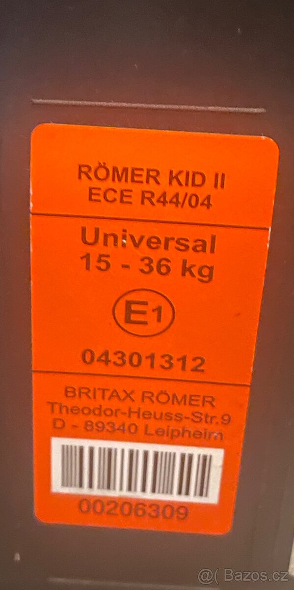 Autosedačka Britax Romer Kid II - 2