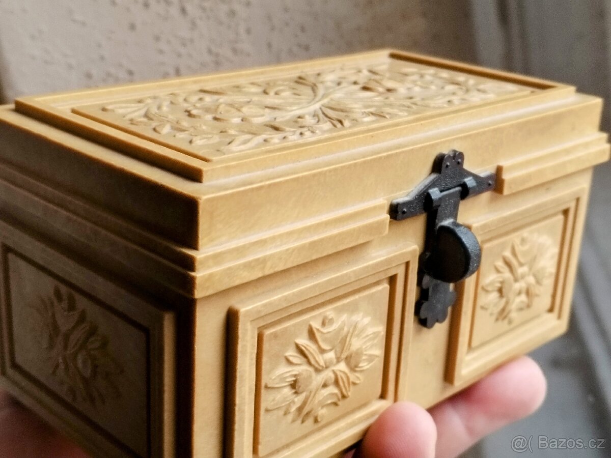 Krásná vintage hrací krabička na poklady SMER ČSSR hrající - 2