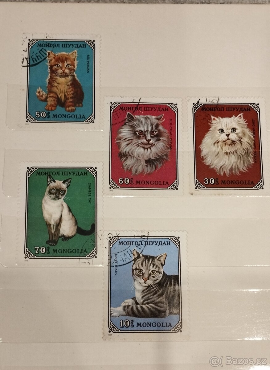 Žbirka známek z dětství 4x album č 2 - 2