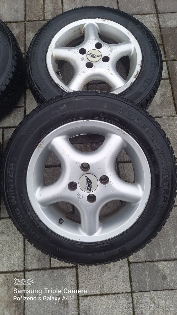 Alu kola a zimní pneu 14" - 2