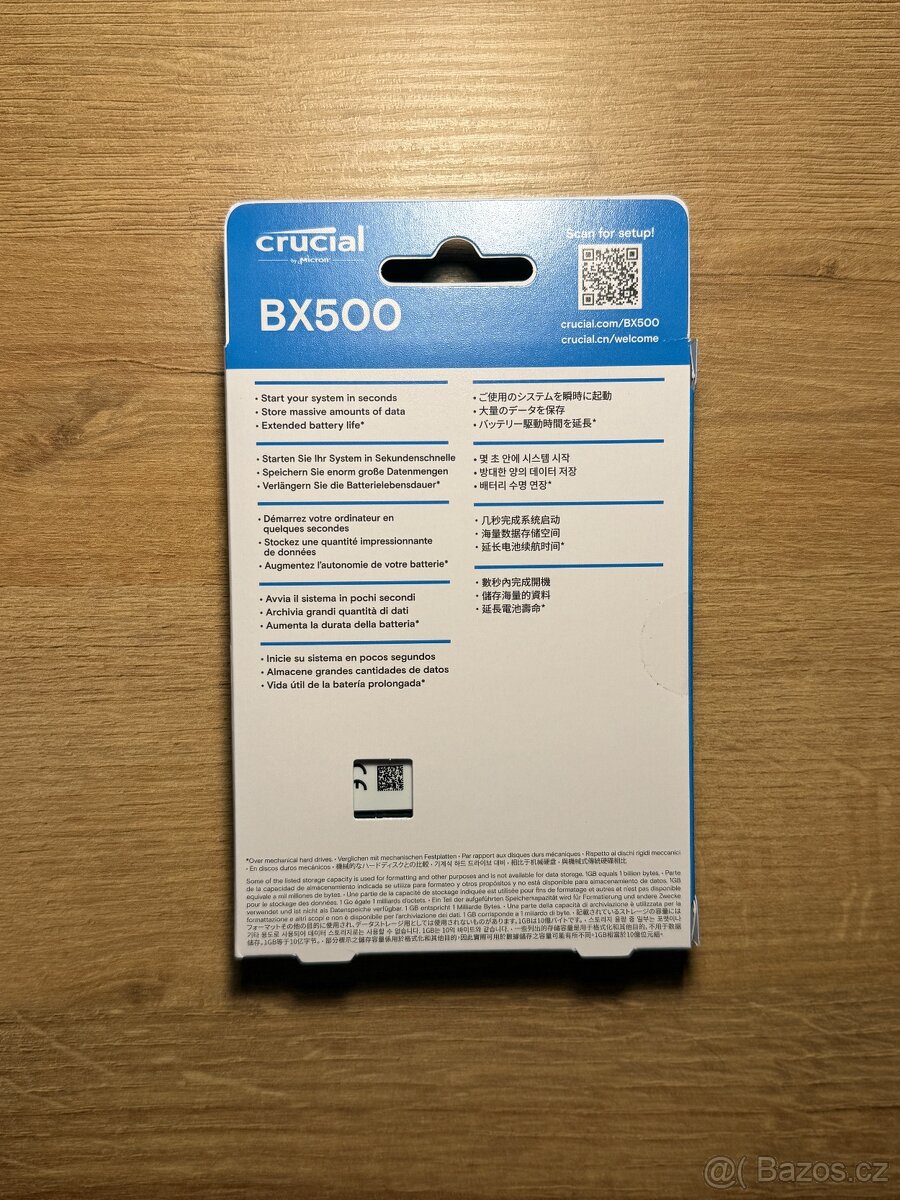 Crucial BX500 2TB SATA SSD | Nový | Záruka - 2