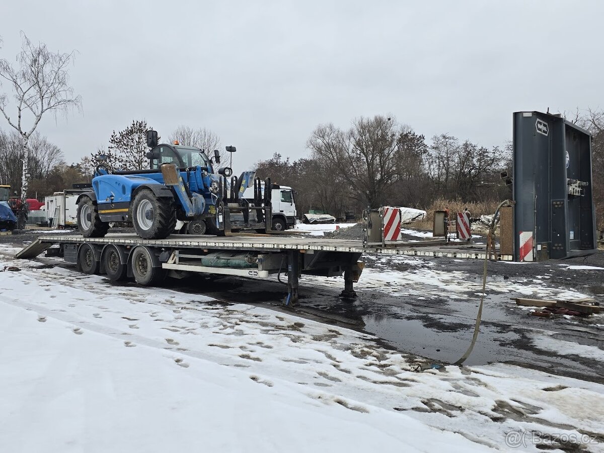 PLOŠINOVÝ NÁVĚS VAN HOOL na přepravu r.2016, nápravy SAF - 2