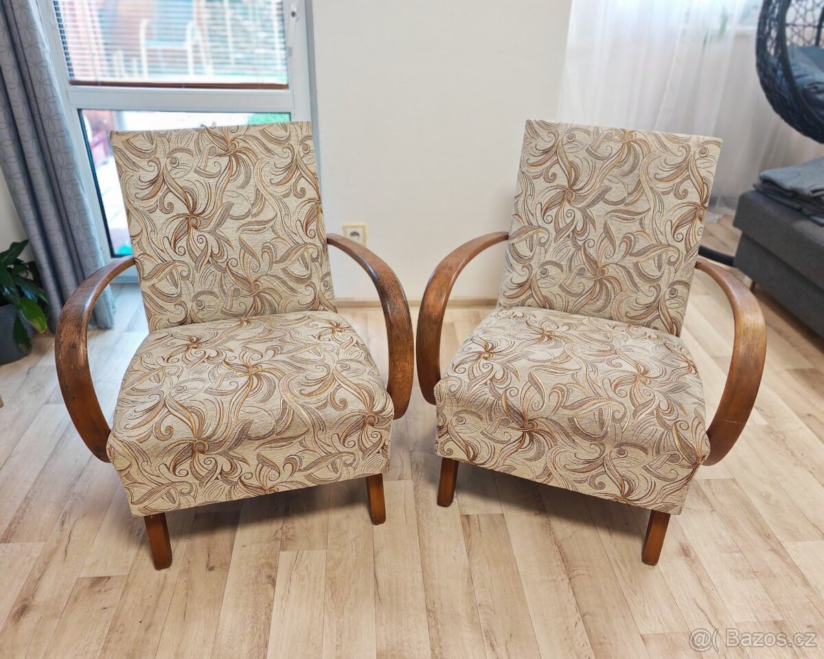 2x křeslo Halabala typ C - 2