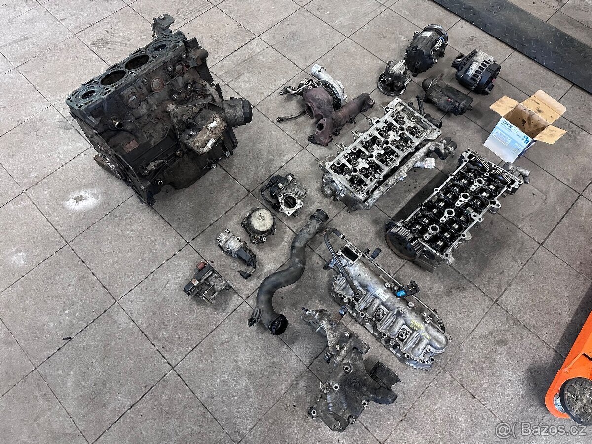 Náhradní díly motor 1.9JTD 110kw - 2