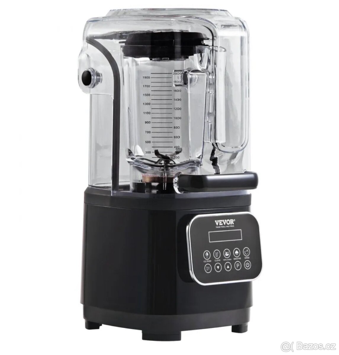 Nový Profesionální mixér VEVOR se štítem - 2