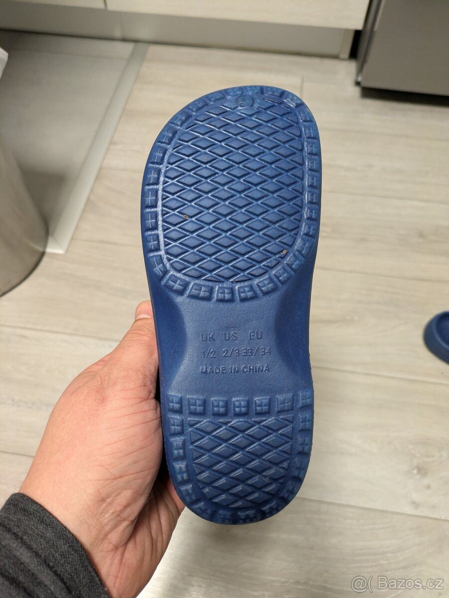 Pantofle napodobenina crocs 33/34 - 2