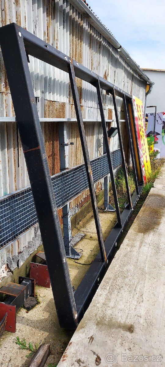 Ocelova konstrukce reklamní plochy - 2