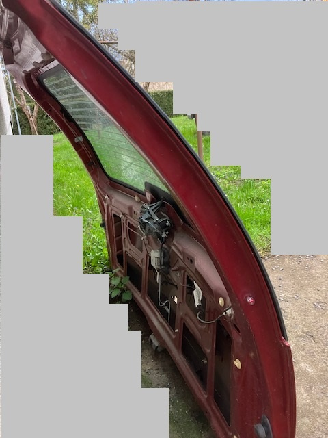 Prodám páté červené dveře na Opel Meriva CDTI - 2