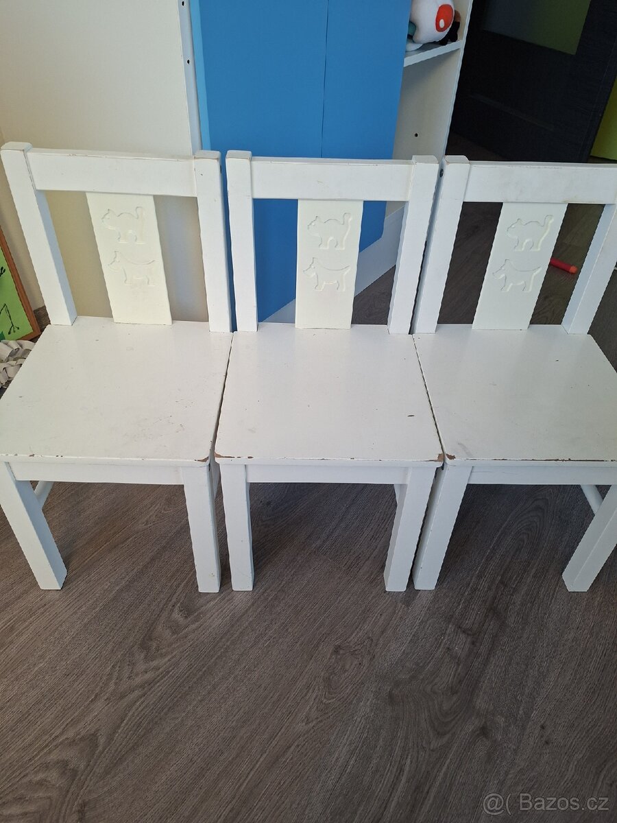 Dětský stůl a židle ikea - 2