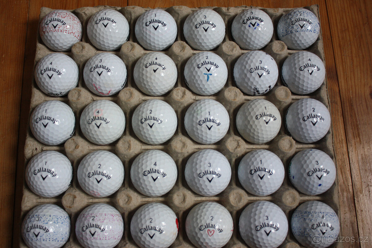 60 míčů CALLAWAY SUPERSOFT - TOP STAV - 2