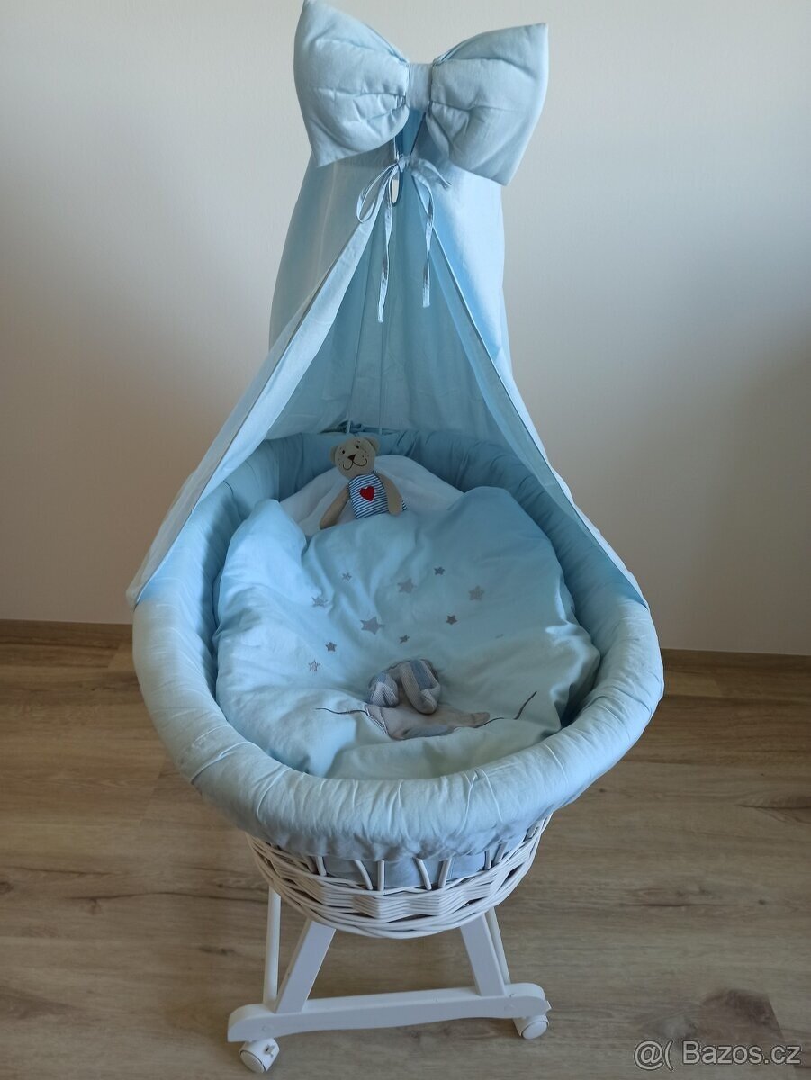 Proutěný koš pro miminko - 2
