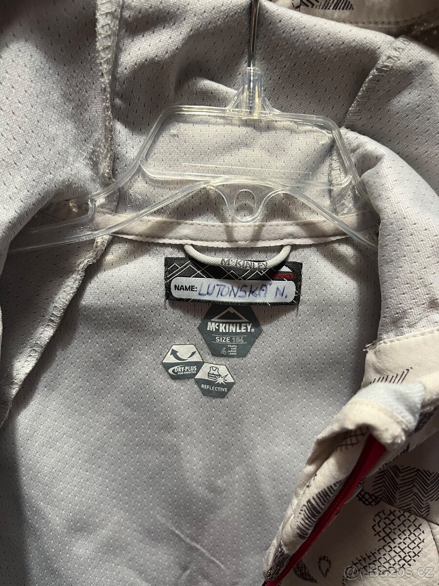 Softschellová dětská bunda vel.104 - 2