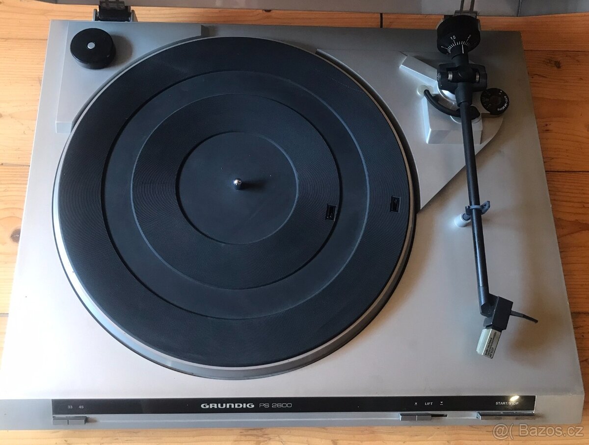 GRAMOFON GRUNDIG PS 2600 /TECHNICS (ROK 1982) PLNÝ AUTOMAT , - 2