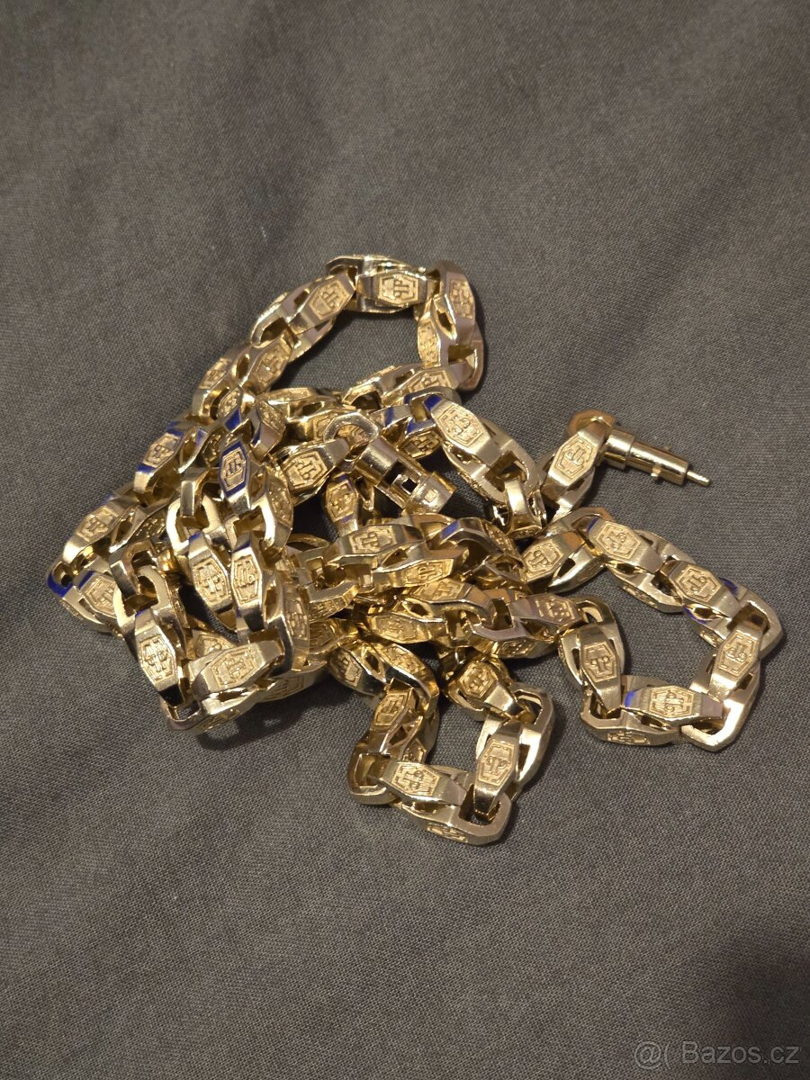 Zlatý řetízek Philipp Plein 100g - 2