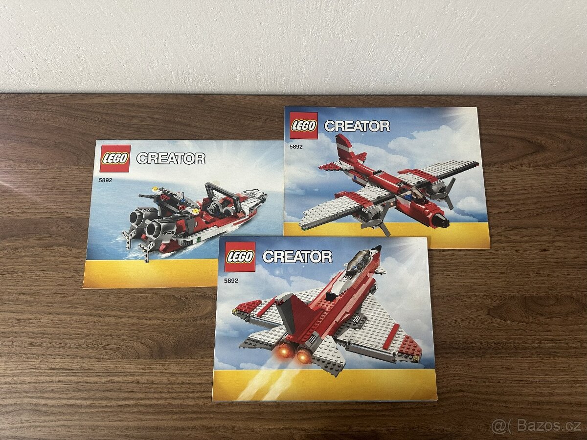LEGO Creator 5892 - Burácející tryskáč - 2