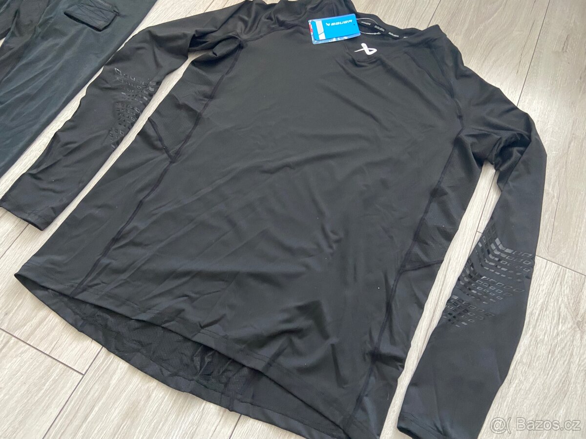 Hokejové kompresní ribano Bauer vel. M NOVÉ - 2