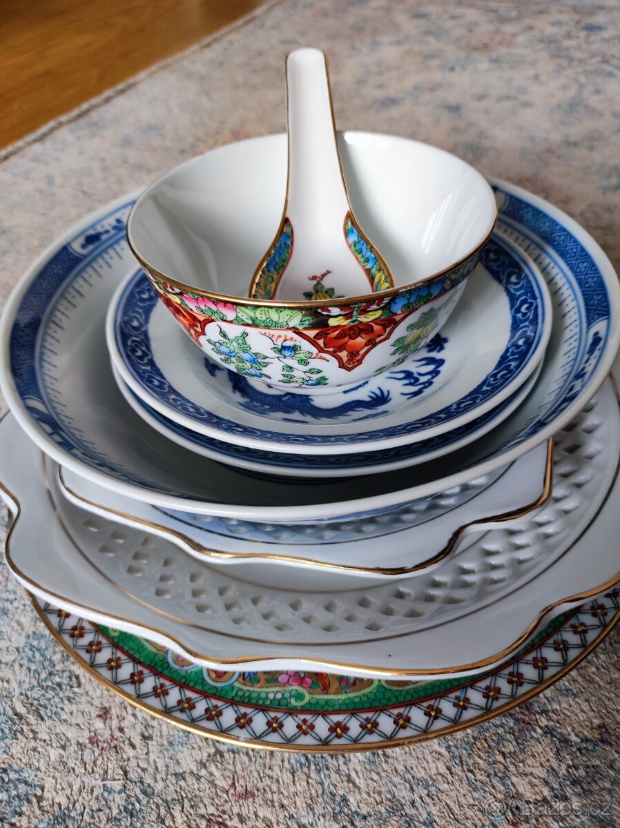 Porcelánová souprava – dekorativní, 8 ks - 2