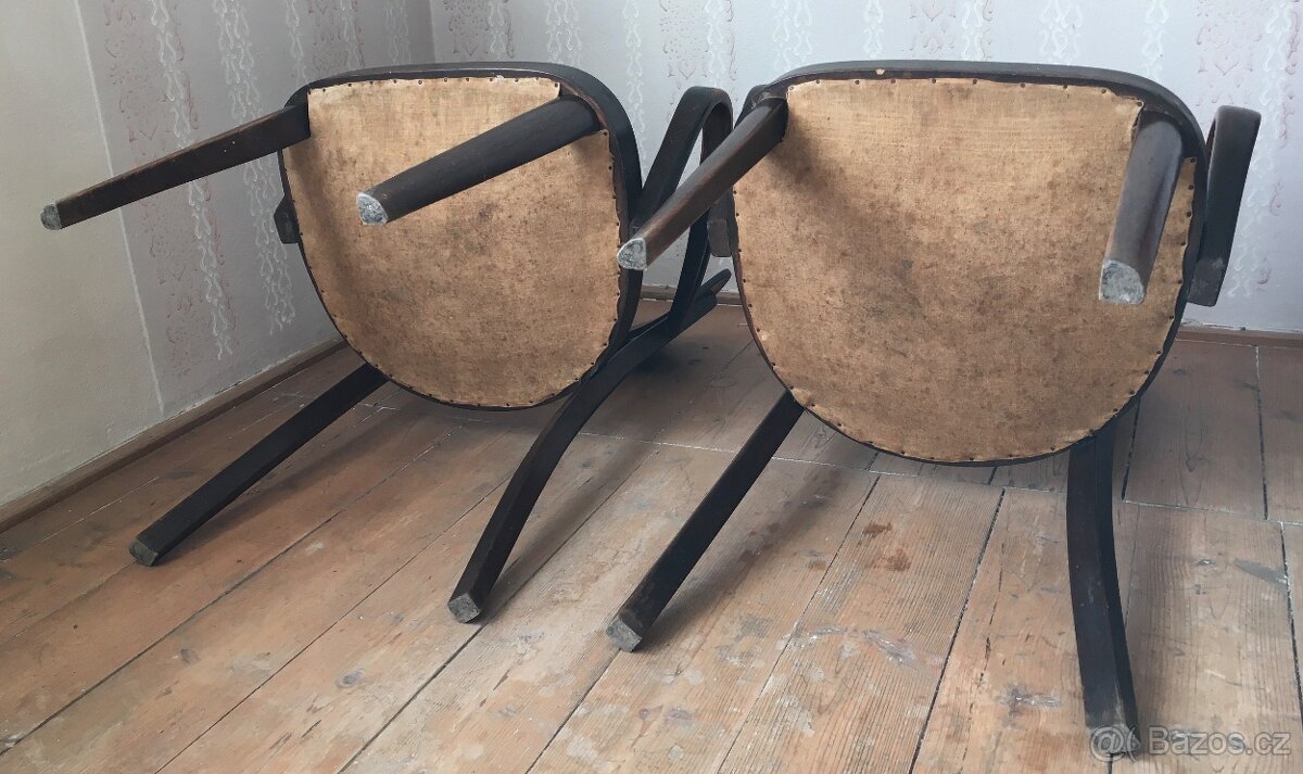Křeslo Thonet 2ks Československo - 2